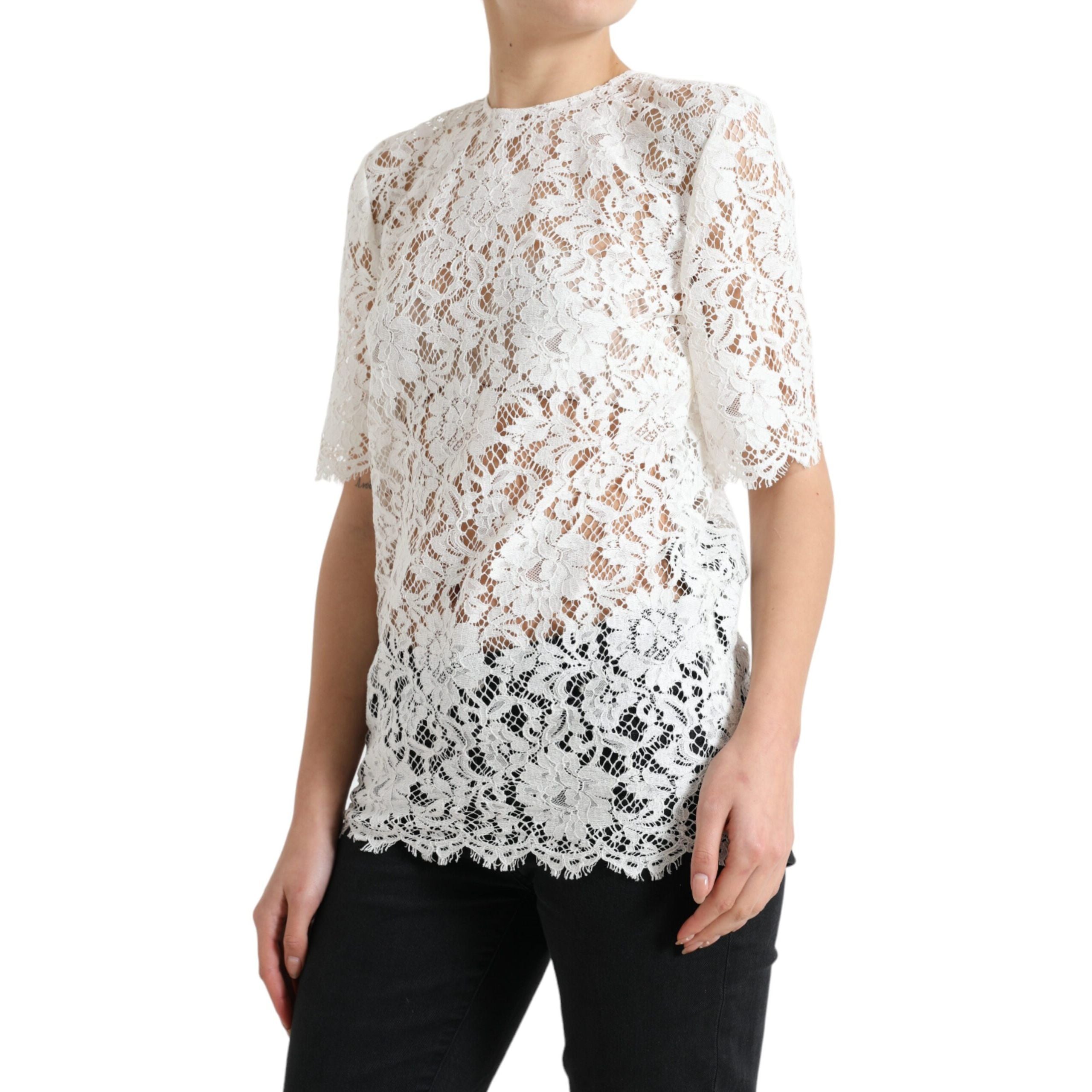 Blouse Dolce & Gabbana Coton Dentelle | Nimestore