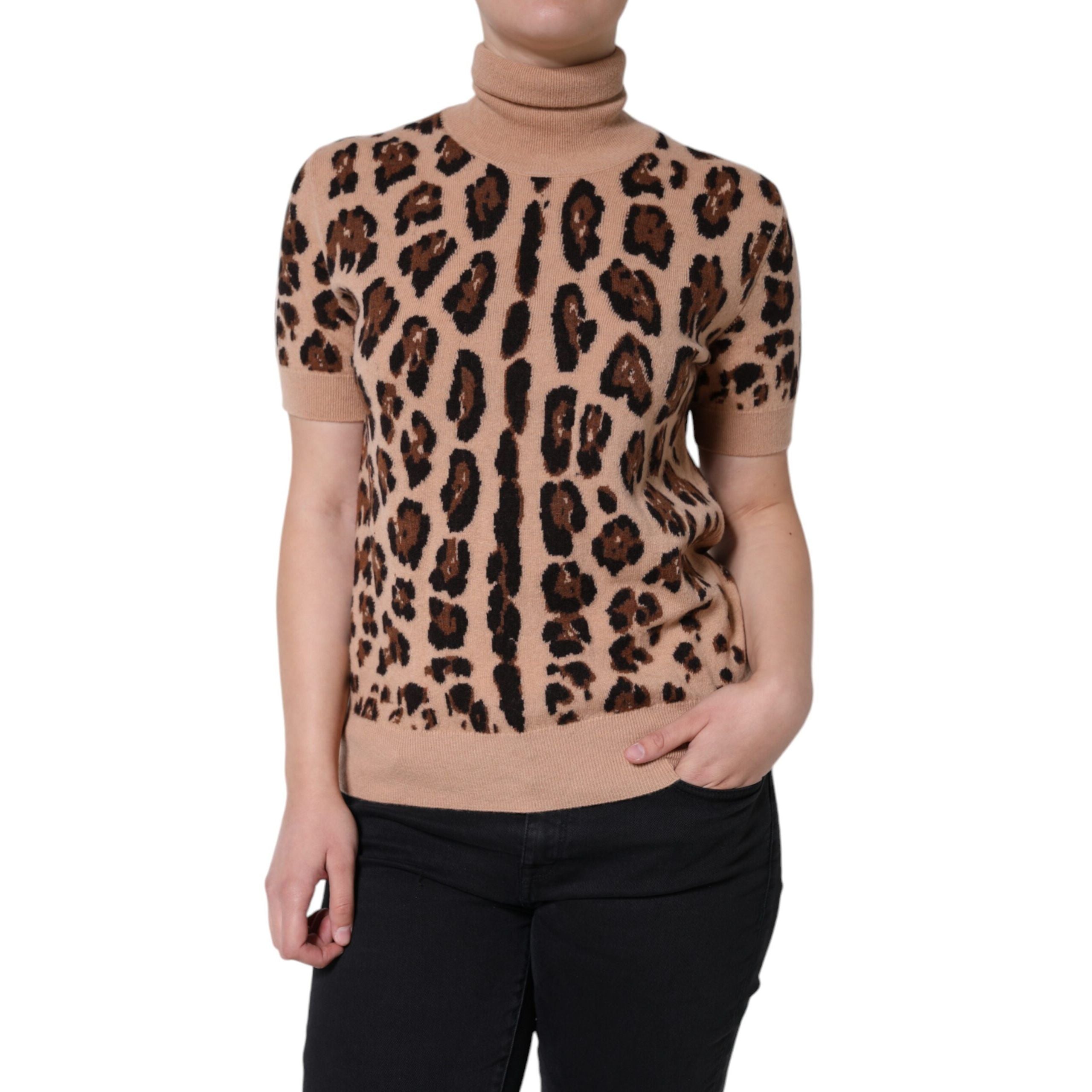 Pull Dolce & Gabbana Laine Léopard 1093 | Nimestore