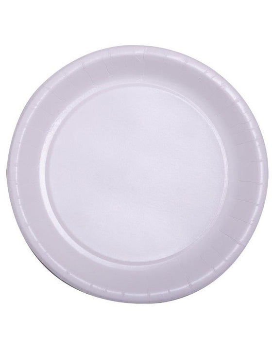 50 Assiettes en carton blanc 22 cm