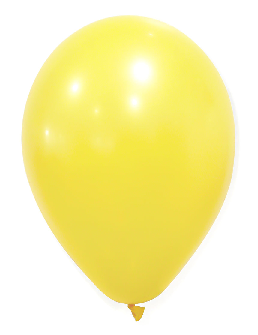 50 Ballons jaunes 30 cm