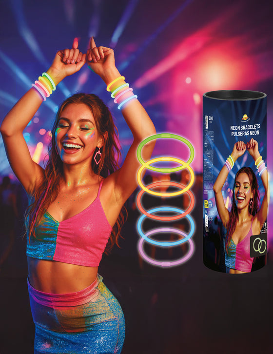 50 Bracelets phosphorescents