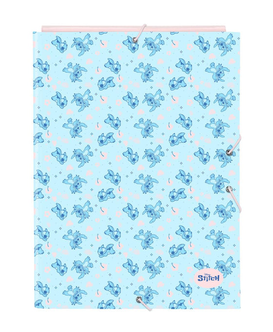 STITCH - Sleeping - Classeur à Rabats Premium avec Elastiques A4