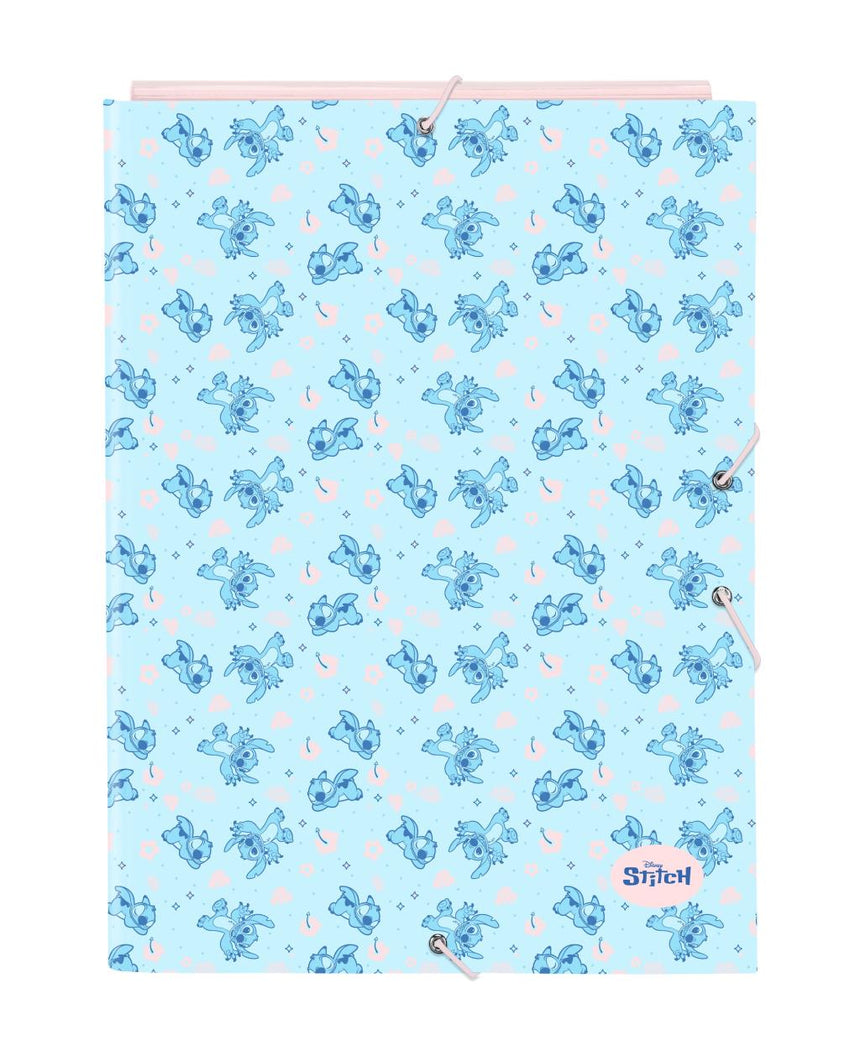 STITCH - Sleeping - Classeur à Rabats Premium avec Elastiques A4