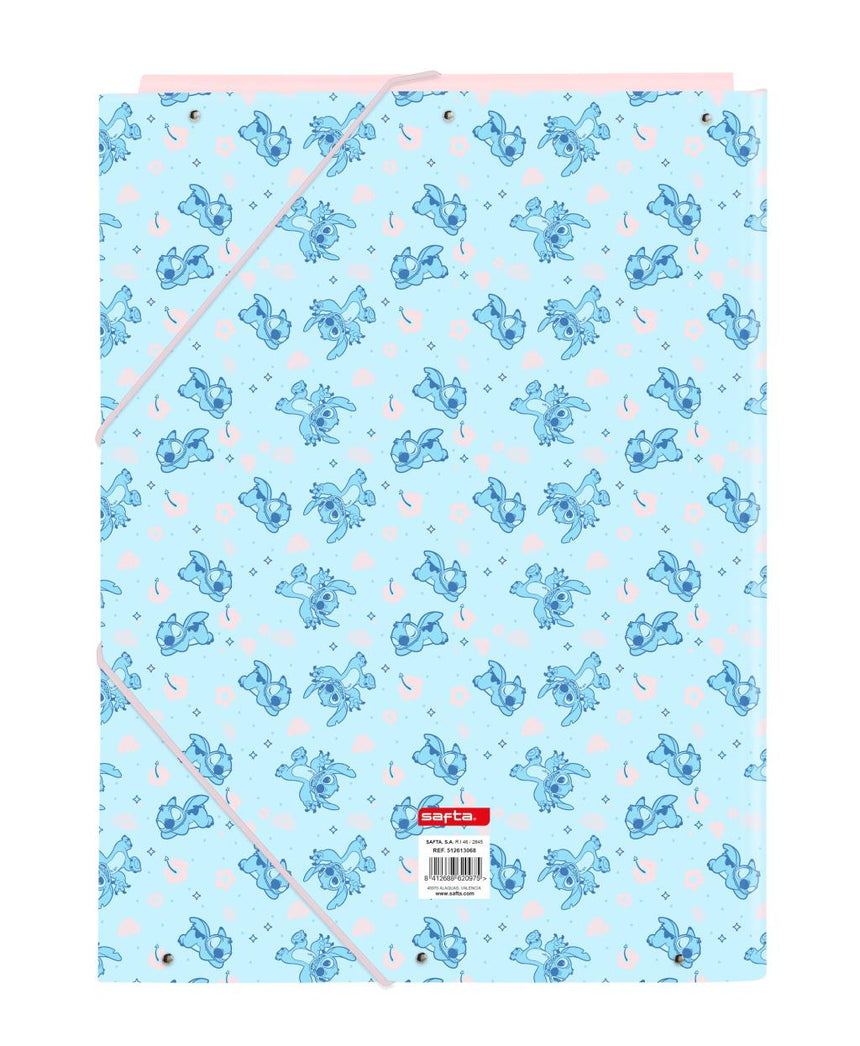 STITCH - Sleeping - Classeur à Rabats Premium avec Elastiques A4
