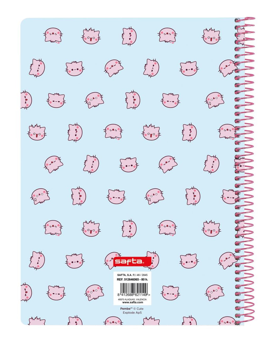 THE PINK CAT - Notebook A5