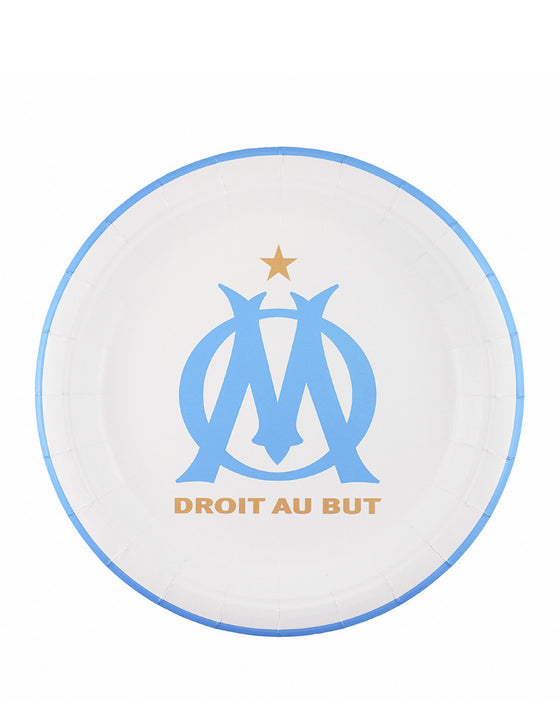 6 Assiettes OM rondes 23 cm