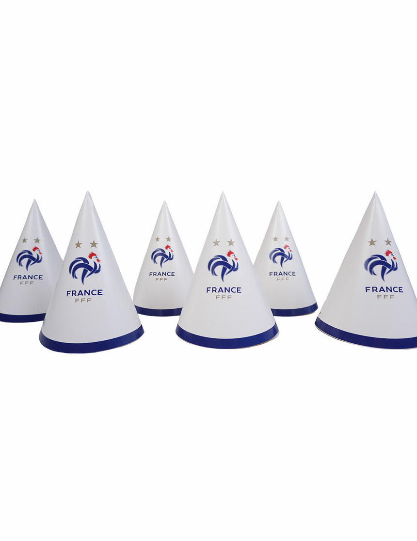 6 Chapeaux de fête FFF
