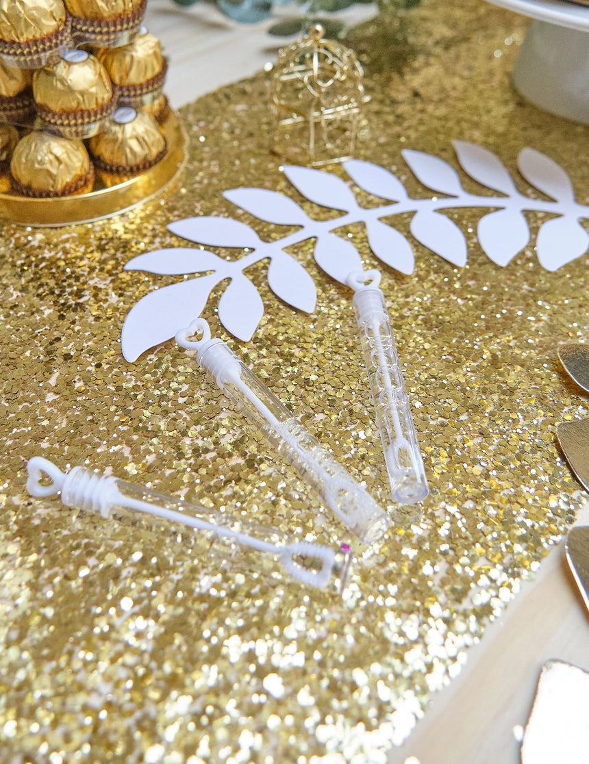 6 flacons de bulles à savon mariage avec bouchon c?ur