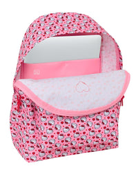HELLO KITTY - Sac à dos pour Ordinateur Portable 14" - 42x31x13cm