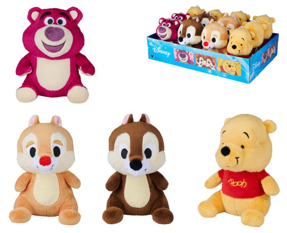 DISNEY - Classic - Display de 12 Peluches 17cm - 4 Modèles