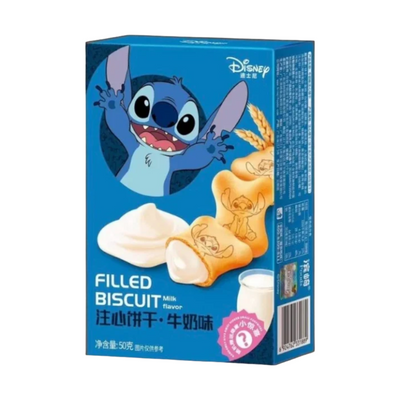 Binqi Disney Stitch Filled Biscuit Milk Flavor