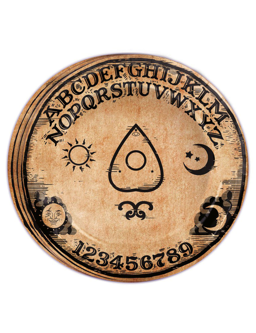 8 Assiettes en carton Ouija 23 cm
