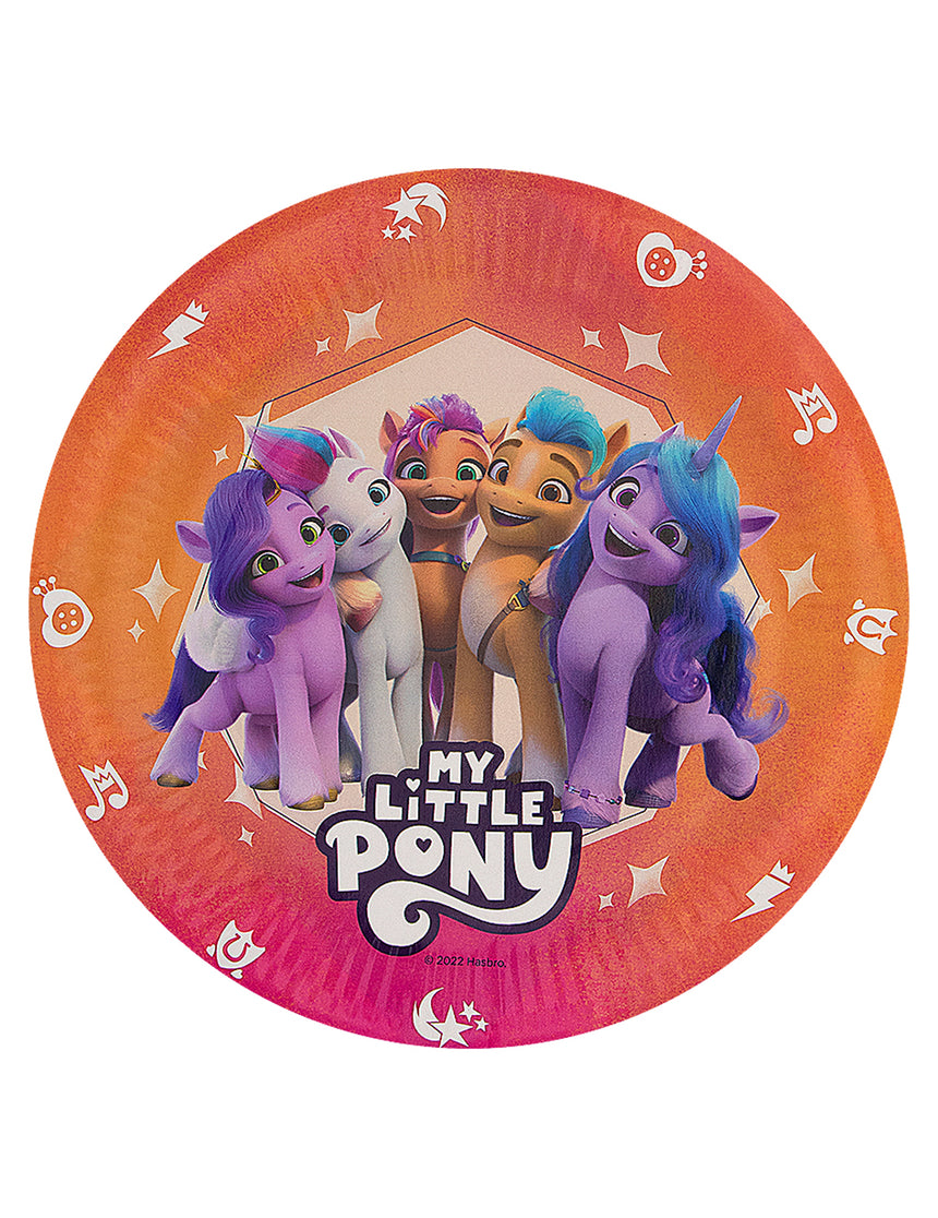 8 assiettes My Little Pony 23cm