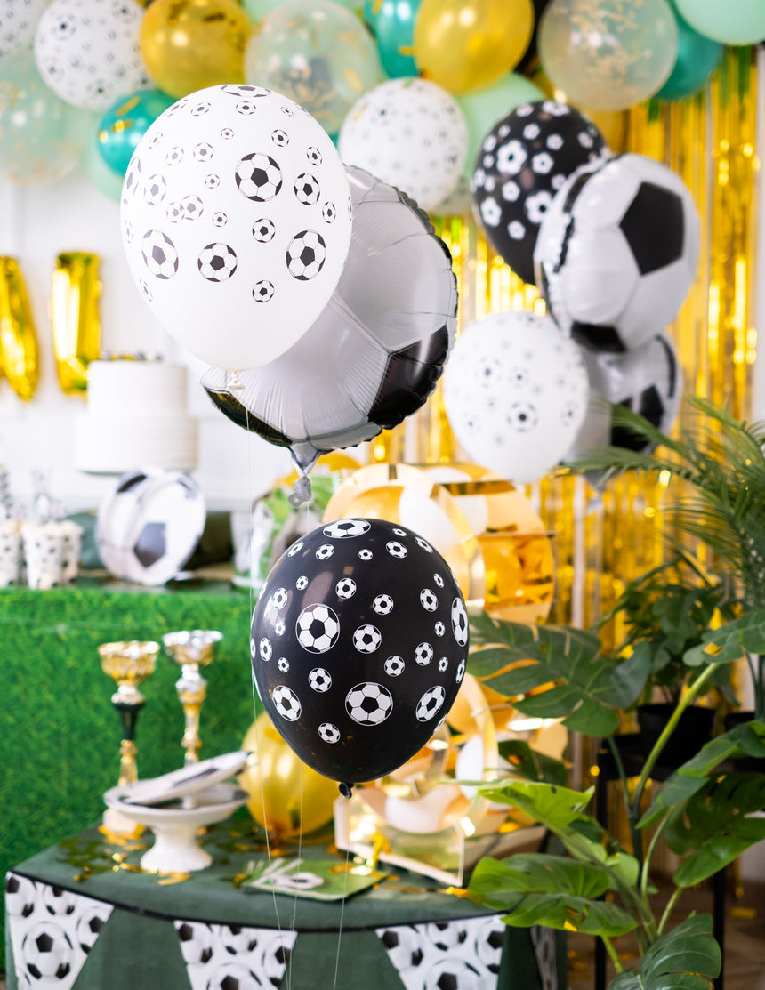 8 Ballons latex Foot