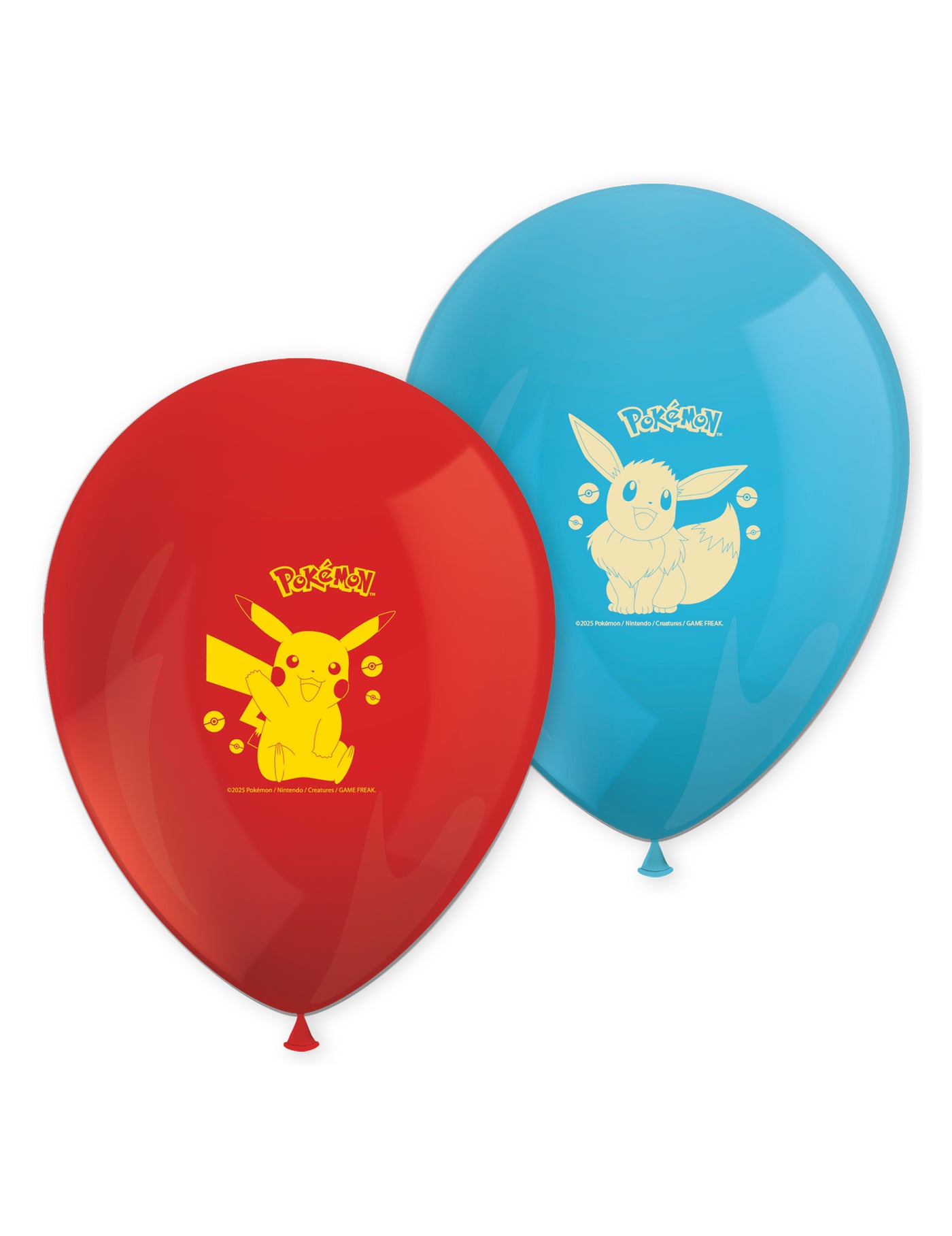 8 Ballons latex Pokémon Next Generation