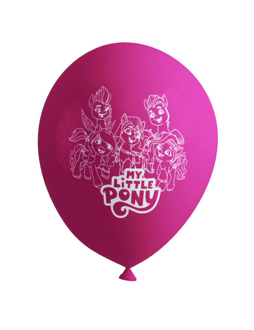8 ballons My Little Pony