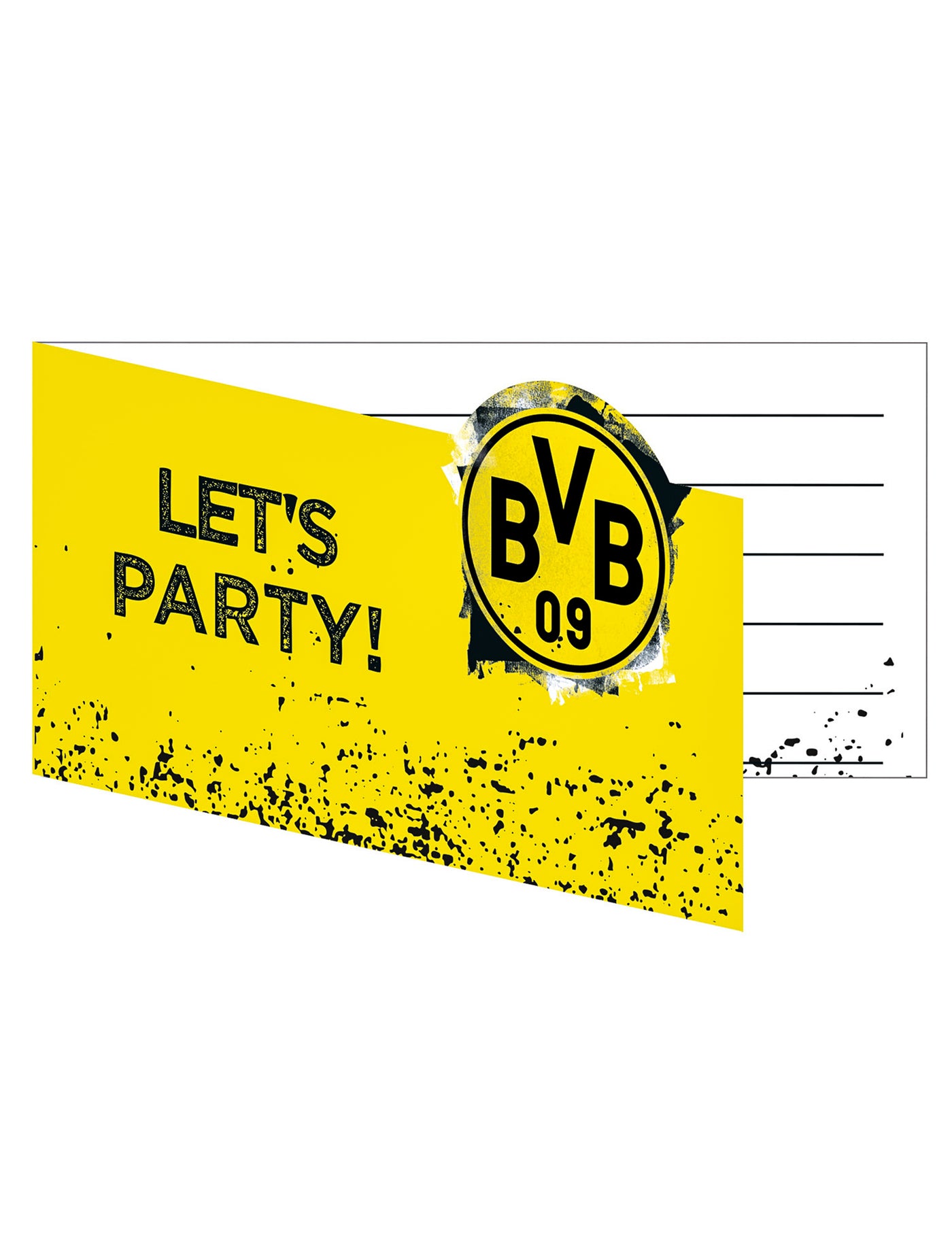 8 Cartes d'invitation Borussia Dortmund