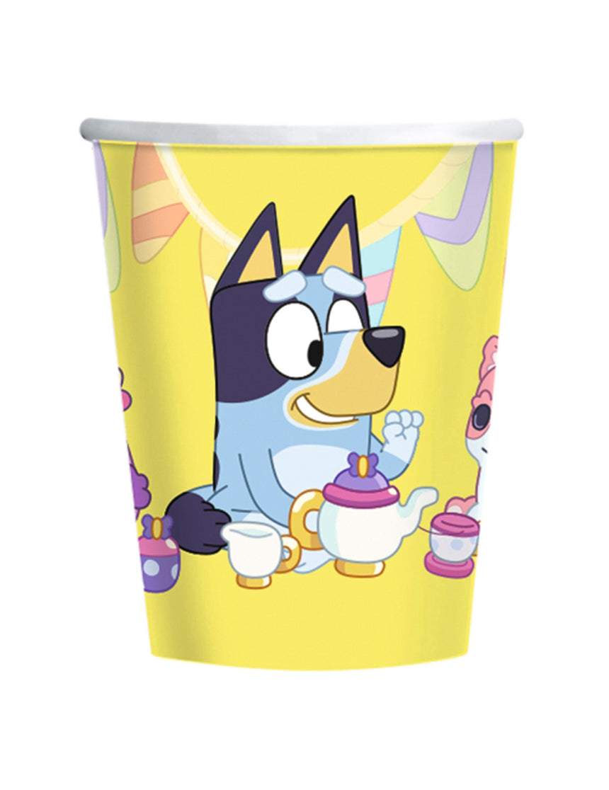8 Gobelets carton Bluey 266 ml