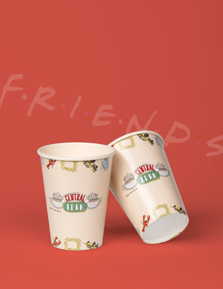 8 Gobelets en carton Friends 210 ml