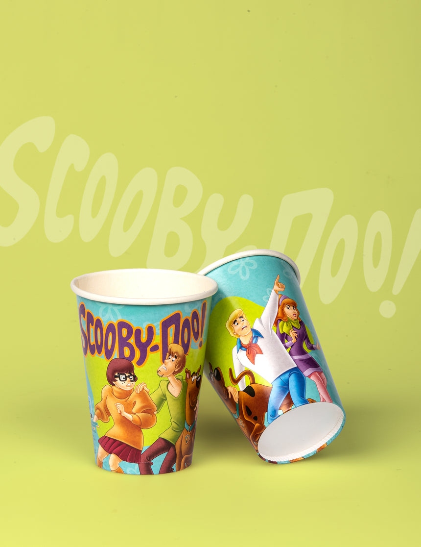8 Gobelets en carton Scooby-Doo 210 ml