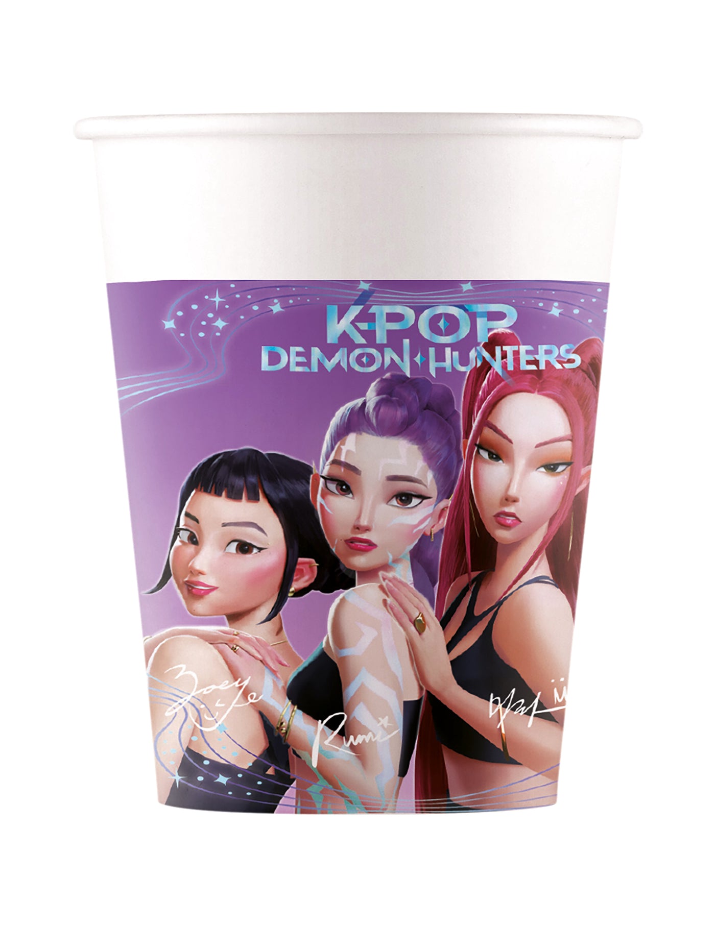 8 Gobelets en carton K-pop Demon Hunters200ml