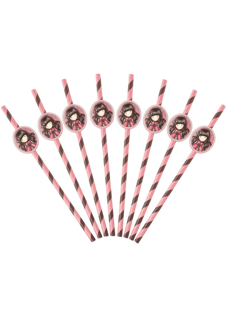 8 Pailles en carton Ladybird Santoro