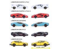 RIDE COOL - Lamborghini - Pack de 5 Voitures Miniature - 1:64
