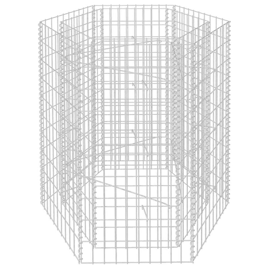 Gabion Plantenbak Verhoogd Zeshoekig