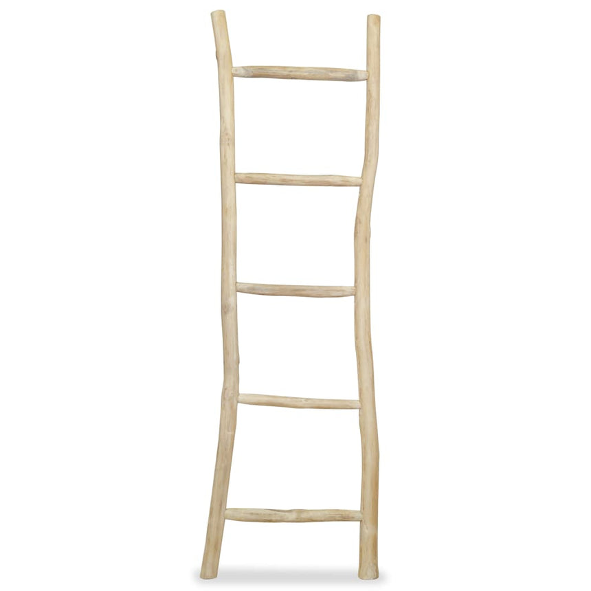 Handdoekenladder Met 5 Sporten 45X150 Cm Teakhout