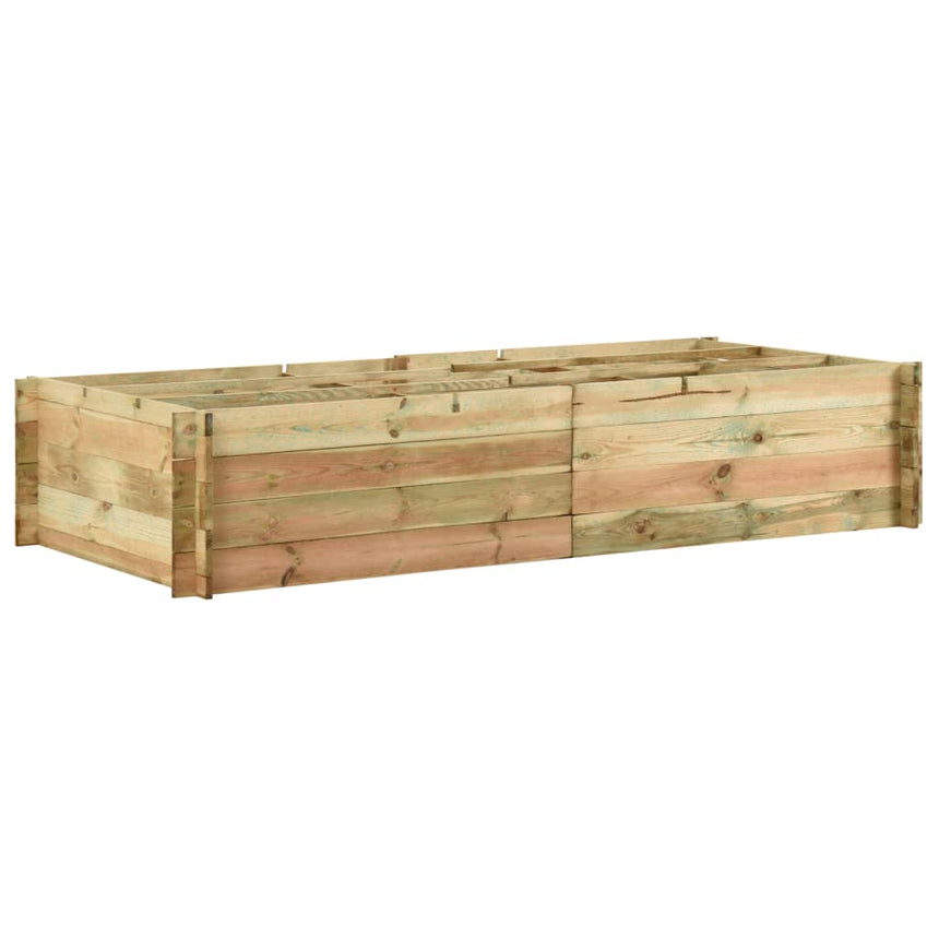 Plantenbak 120X120X40 Cm Geïmpregneerd Grenenhout