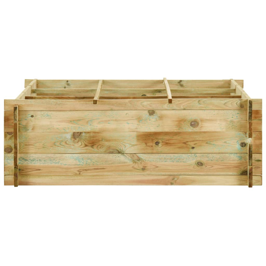 Plantenbak 120X120X40 Cm Geïmpregneerd Grenenhout