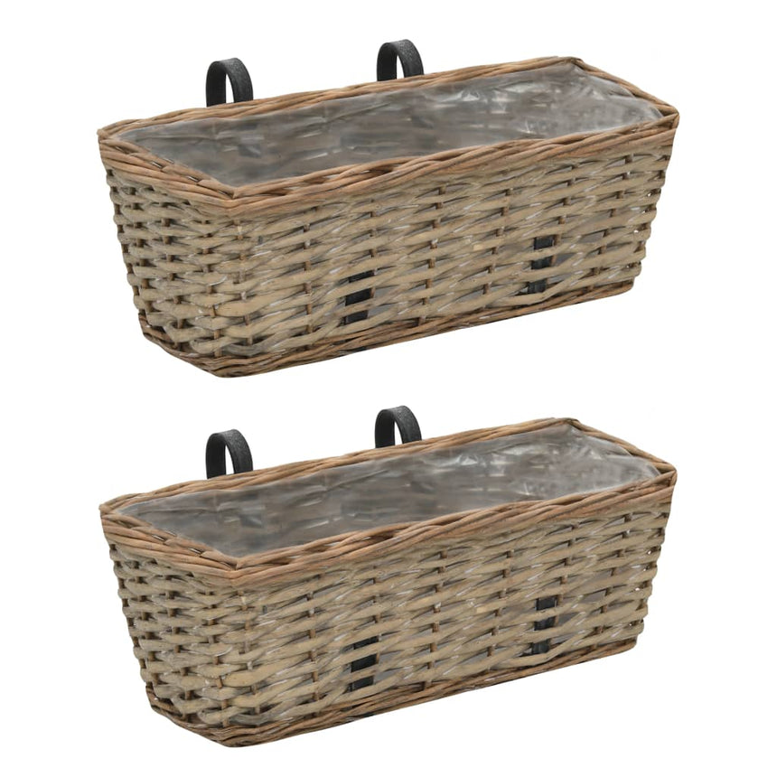 Balkonbakken 60 Cm Wicker Met Pe-Voering
