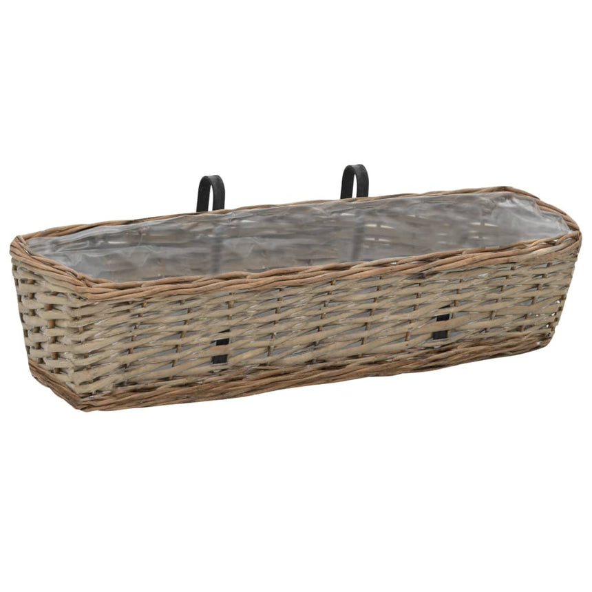 Balkonbakken 60 Cm Wicker Met Pe-Voering
