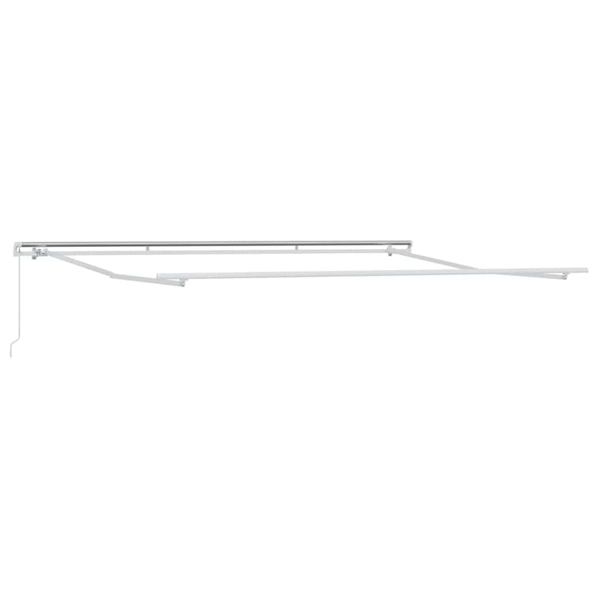 vidaXL Cadre d'auvent Blanc 400 × 300 cm Aluminium