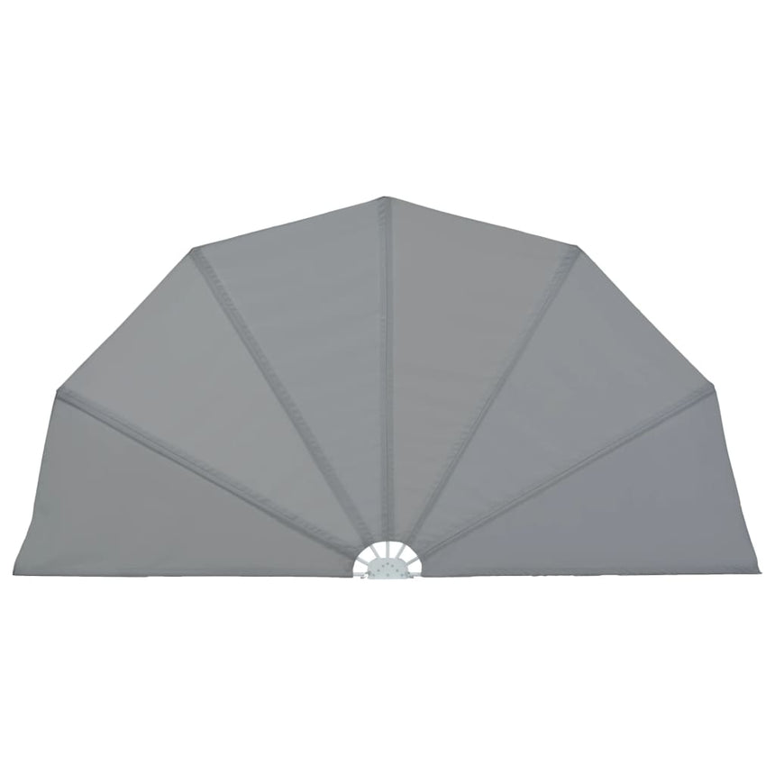 Terrasscherm Inklapbaar 200 Cm Grijs