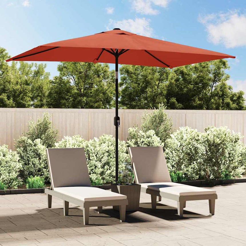 Parasol Vierhoekig Zand 200 X 300 Cm