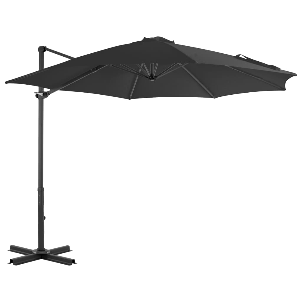 Zweefparasol Met Aluminium Paal 300 Cm Kleurig