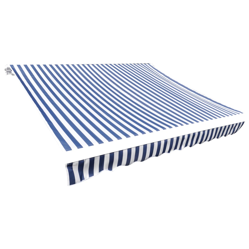 Luifeldoek Canvas Blauw En Wit