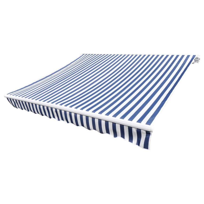 Luifeldoek Canvas Blauw En Wit