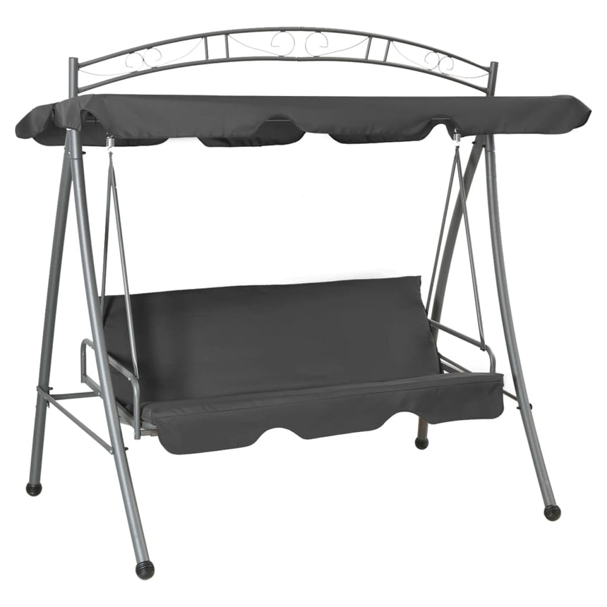 Schommelbank Met Luifel 198 Cm Stof En Staal