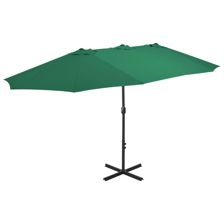 Parasol Met Aluminium Paal 460X270 Cm Kleurig