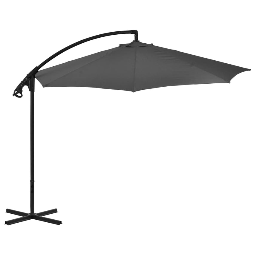 Zweefparasol Met Stalen Paal 300 Cm Kleurig
