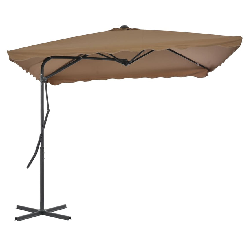 Parasol Met Stalen Paal 250X250X230 Cm Kleurig