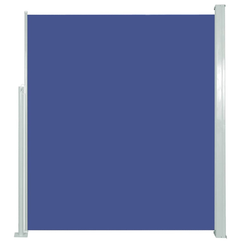 Windscherm Uittrekbaar 120X300 Cm Blauw