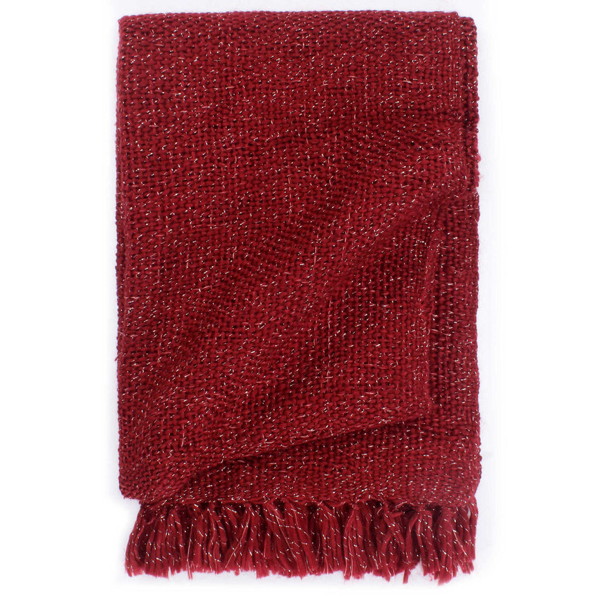 vidaXL Couverture Bordeaux 220 x 250 cm Polyester