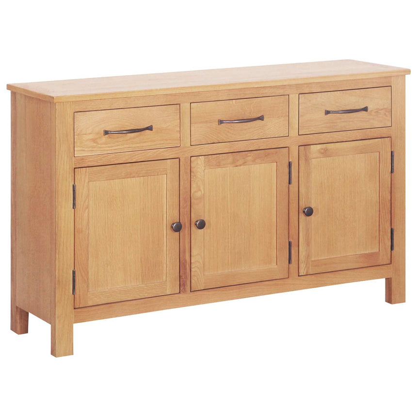 vidaXL Buffet Marron 112 x 33.5 x 70 cm Chêne massif