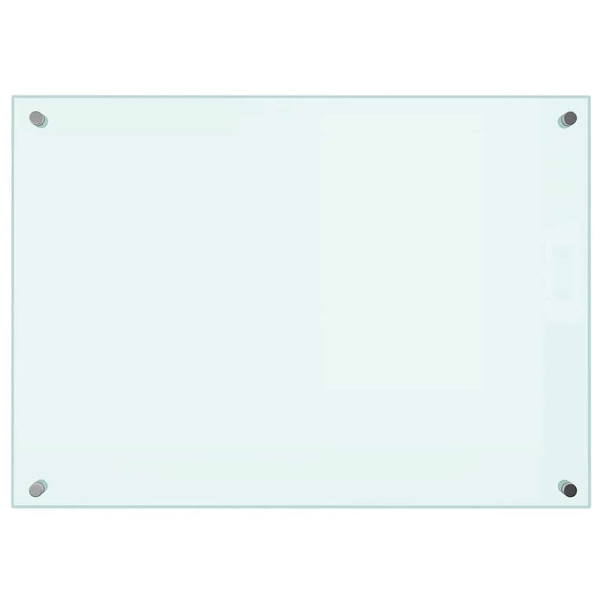 Spatscherm Keuken 70X50 Cm Gehard Glas Melkwit Milk
