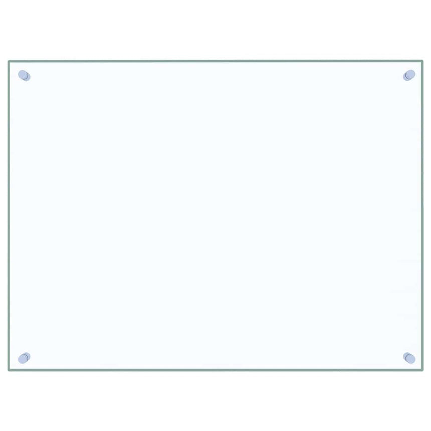 Spatscherm Keuken 80X60 Cm Gehard Glas Transparant Doorzichtig