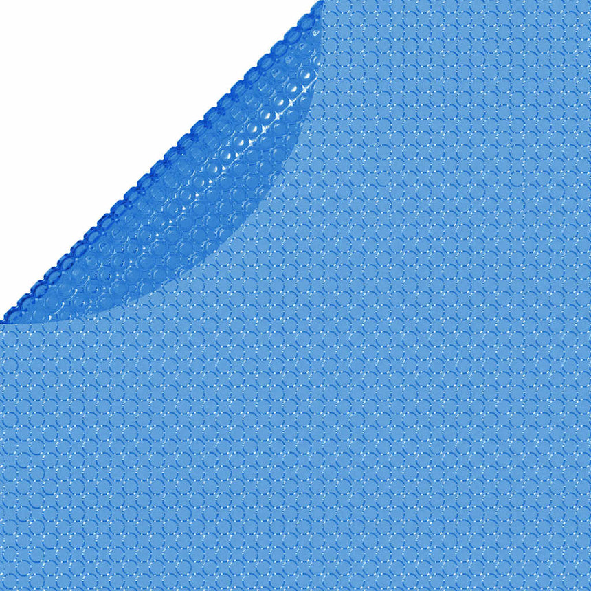 Solar Zwembadfolie Drijvend Rond 381 Cm Pe Blauw
