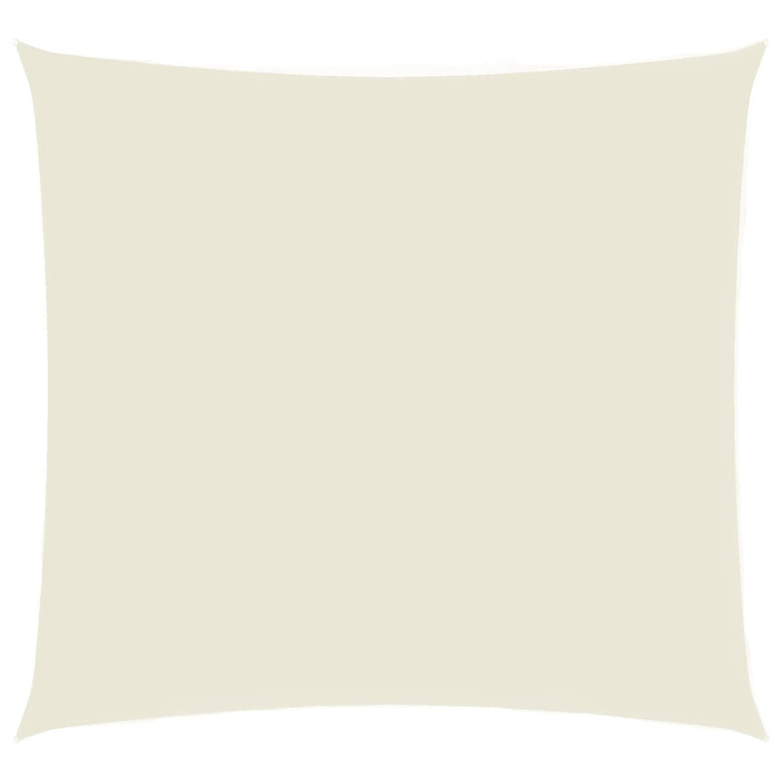 Zonnescherm Vierkant 3,6X3,6 M Oxford Stof Kleurig Crème